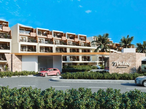 7 Palms Front View